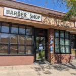 wright's barber shop storefront photo